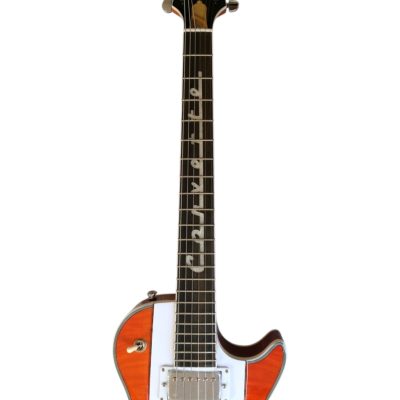 Custom Crown Horizon Corvette Orange Burst Electric Guitar - Image 2