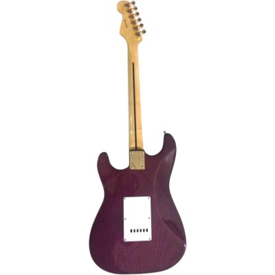 Custom Regent Translucent Purple Burst Flamed Maple Top Floyd Rose Tremolo Guitar - Image 3