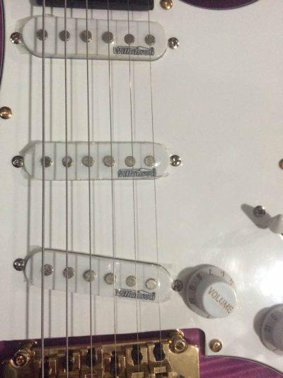 Custom Regent Eric Clapton Translucent Purple Burst Floyd Rose Tremolo Guitar - Image 9