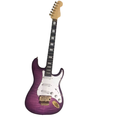 Custom Regent Eric Clapton Translucent Purple Burst Floyd Rose Tremolo Guitar - Image 8