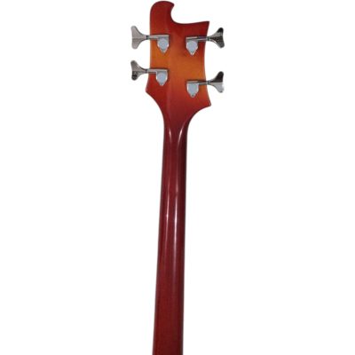 Custom Nova 360 George Fireglo Quilted Maple Back 4 String Bass Fretless - Image 5