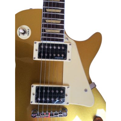 Custom Crown Standard Goldtop Joe Metallic Aged Mother of Pearl Inlays Guitar - Image 3