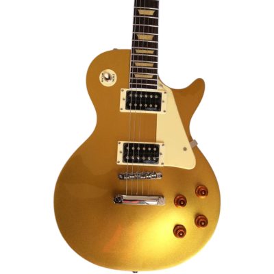 Custom Crown Standard Goldtop Joe Metallic Aged Mother of Pearl Inlays Guitar