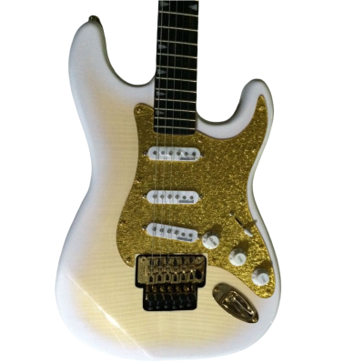 Custom Regent Richie Kotzen Transparent White Burst Floyd Rose Tremolo Guitar - Image 2
