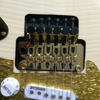 Custom Regent Richie Kotzen Transparent White Burst Floyd Rose Tremolo Guitar - Image 11