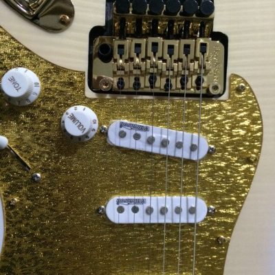 Custom Regent Richie Kotzen Transparent White Burst Floyd Rose Tremolo Guitar - Image 10