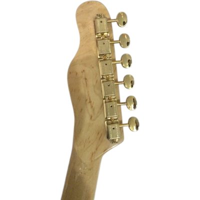 Custom Regent Buck Owens Red Blue Silver Sparkle Dust Finish Guitar White Pickguard Gold - Image 5