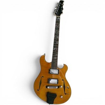 Custom Vesper Languedoc Region Fhole Amber Spalted Maple Bracing Inside 6 String Guitar - Image 7