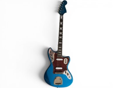 Custom Regent Mystic Lake Placid Blue Jaguar Kurt Cobain Finish Electric Guitar Ebony Fretboard - Image 5