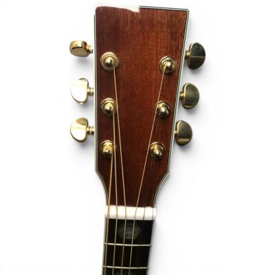 Custom Vertex D45S Natural Solid Spruce Top Acoustic Electric Guitar Fishman Pickups - Image 2
