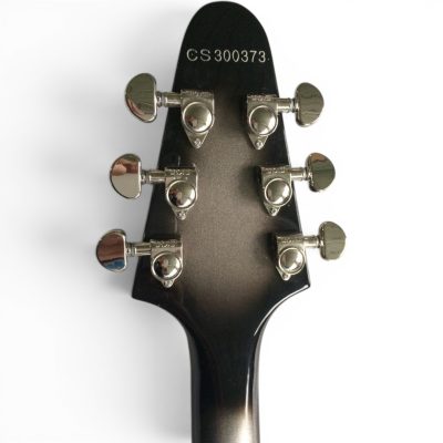 Custom Crown Silverburst Hetfield Flying V Electric Guitar - Image 6