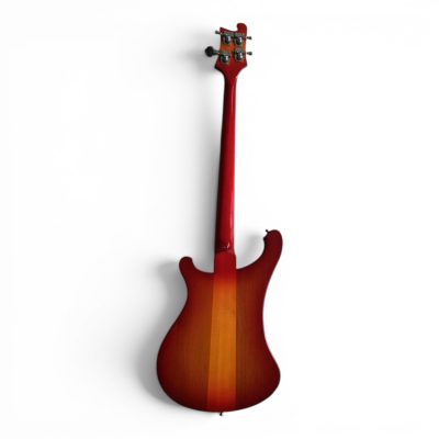 Custom Nova 4003 Transparent Fireglo 4 String Bass White Pickguard - Image 8