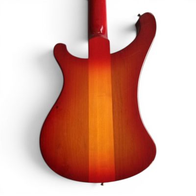 Custom Nova 4003 Transparent Fireglo 4 String Bass White Pickguard - Image 10