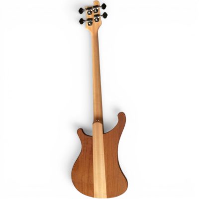 Custom Nova 4003 Natural Checkerboard Bindings 4 String Bass - Image 4