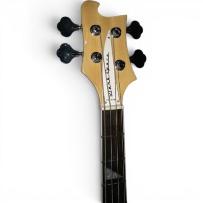 Custom Nova 4003 Natural Checkerboard Bindings 4 String Bass - Image 7