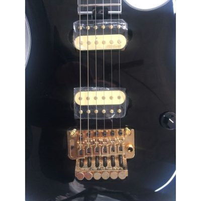 Custom Lazu Wolfgang Gloss Black Eddie Floyd Rose Tremolo Electric Guitar - Image 8