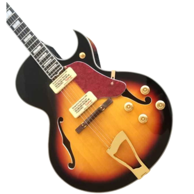 Custom Crown Byrdland Tobacco Fhole Venetian Cutaway Thin Neck Profile Guitar P90