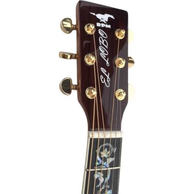Custom Vertex D45 Vintage Sunburst Finish Solid Spruce Top Tree Of Life Inlay Acoustic Electric Guitar Fishman Pickups - Image 3