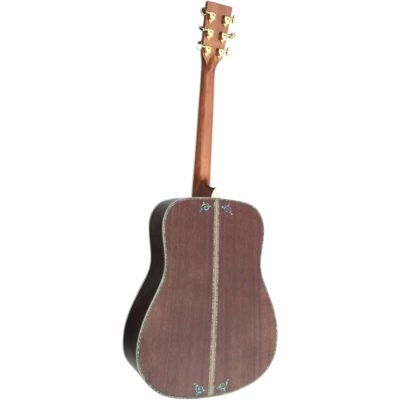 Custom Vertex D45 Vintage Sunburst Finish Solid Spruce Top Tree Of Life Inlay Acoustic Electric Guitar Fishman Pickups - Image 5
