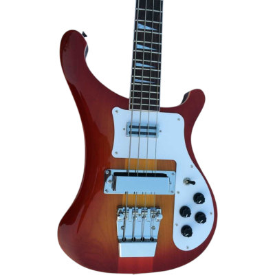 Custom Nova 4003 Fireglo Alder Maple Body Wood 4 String Bass - Image 3