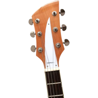 Custom Nova Natural 380 6 String Bigsby 3 Pickups Guitar - Image 3