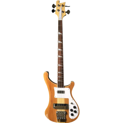Custom Nova 4003 Natural Alder Maple Body Wood 4 String Bass - Image 3