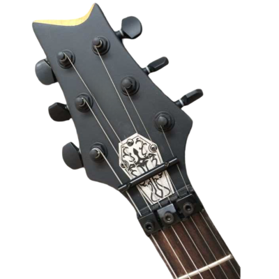 Custom Dynasty EVL K4 Black Matte Electric Guitar - Image 7