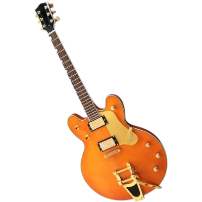 Custom Sovereign Nashville Orange Stain Chet Atkins G5655TG Electromatic Guitar - Image 3