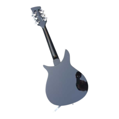 Custom Nova Black Jetglo John Lennon 325C64 21 Inch Scale Length 12 String Guitar - Image 2