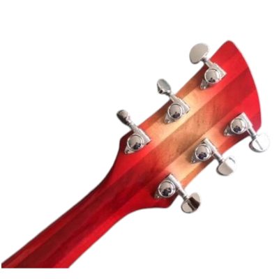 Custom Nova Fireglo 325C64 21 Inch Scale Length 6 String Rosewood Fretboard Guitar - Image 2