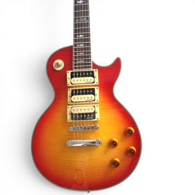 Custom Crown Ace Frehley Kiss Cherry Sunburst  Flamed Maple Top Electric Guitar