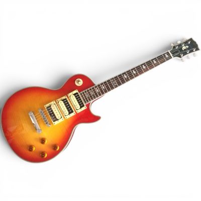 Custom Crown Ace Frehley Kiss Cherry Sunburst  Flamed Maple Top Electric Guitar - Image 6