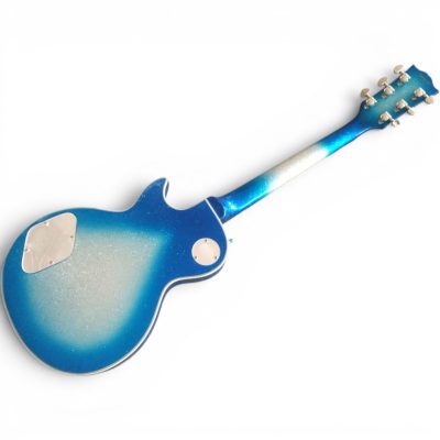Custom Crown Ace Frehley Budokan Robot Blue Sparkle Dust Electric Guitar - Image 4