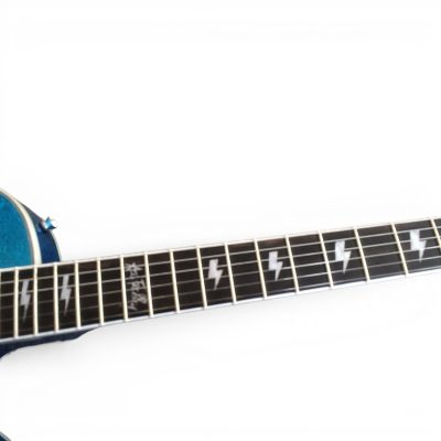 Custom Crown Ace Frehley Budokan Robot Blue Sparkle Dust Electric Guitar - Image 7