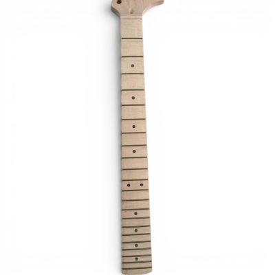 Custom Regent DIY Unfinished Scalloped Birdeye Neck Tiger Maple Fretboard Brass Fret 6 String Guitar - Image 6