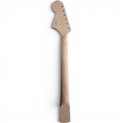 Custom Regent DIY Unfinished Scalloped Birdeye Neck Tiger Maple Fretboard Brass Fret 6 String Guitar - Image 7