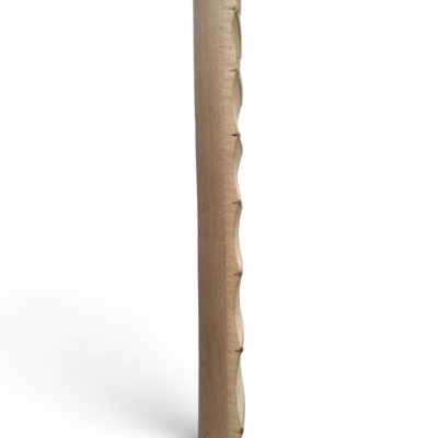 Custom Regent DIY Unfinished Scalloped Birdeye Neck Tiger Maple Fretboard Brass Fret 6 String Guitar - Image 8