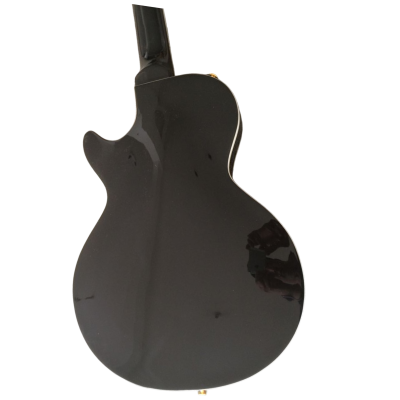 Custom Crown ES335 Byrdland Black Fhole Florentine Cutaway Guitar - Image 6