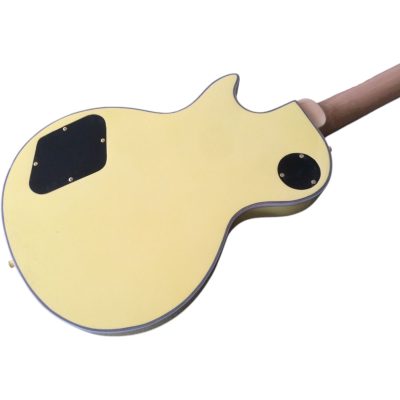 Custom Crown Buzzsaw Bullseye Zakk Wylde Cream Finish Electric Guitar Maple Fretboard - Image 8