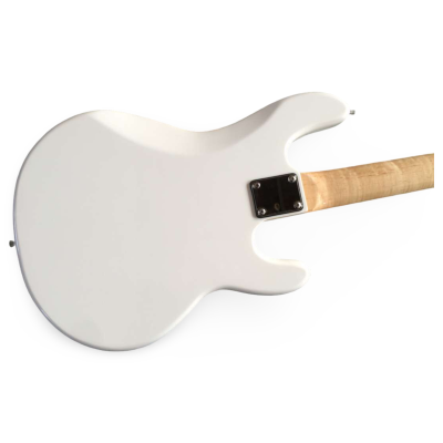 Custom Aether Skull Inlays Mother Of Pearl Sting Olympic White Red Tortoiseshell 4 String Bass - Image 7