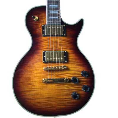Custom Crown Supreme Tobacco Sunburst Falmed Maple Top Electric Guitar