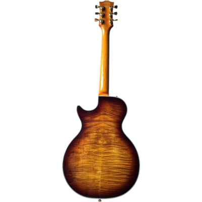 Custom Crown Supreme Tobacco Sunburst Falmed Maple Top Electric Guitar - Image 3