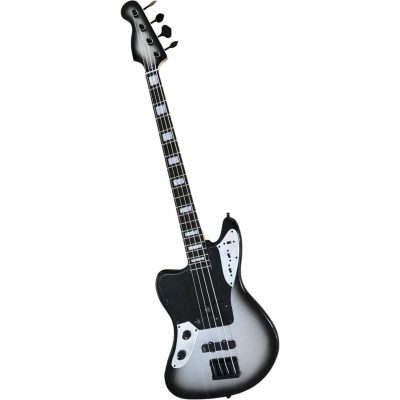 Custom Regent Silverburst Troy Sanders Finish Jaguar 4 String Bass MEC - Image 4