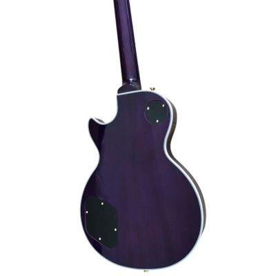 Custom Crown Standard Trans Purple Flamed Maple Top Guitar - Image 6