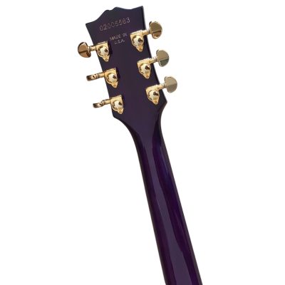 Custom Crown Standard Trans Purple Flamed Maple Top Guitar - Image 5