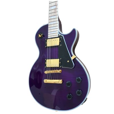 Custom Crown Standard Trans Purple Flamed Maple Top Guitar