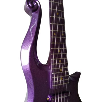 Custom Ember Prince Cloud Purple Violet 6 String Electric Guitar Dot Inlays - Image 8