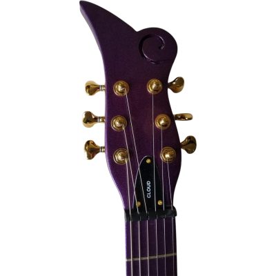 Custom Ember Prince Cloud Purple Violet 6 String Electric Guitar Dot Inlays - Image 3