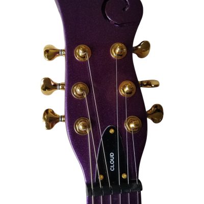 Custom Ember Prince Cloud Purple Violet 6 String Electric Guitar Dot Inlays - Image 4