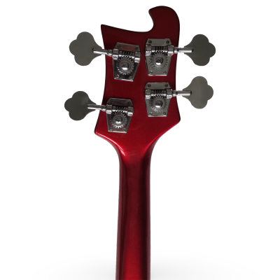 Custom Nova 4003 Metallic Burgundy Red 4 String Bass - Image 2